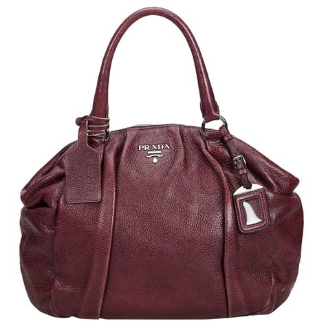 prada vintage leather bag|older purple prada handbags pictures.